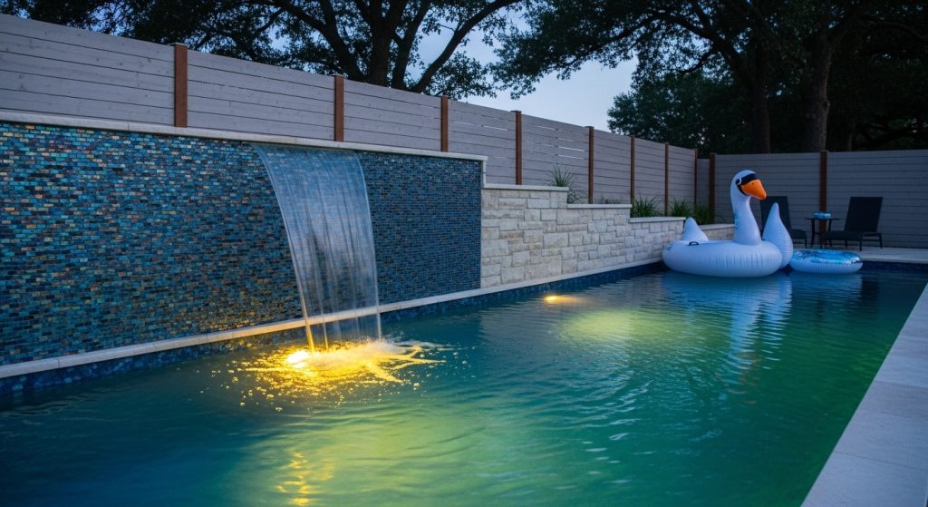Pool Feature Tree Top Pool Landscaping Ideas to Elevate Your Outdoor Space - Daydream ...