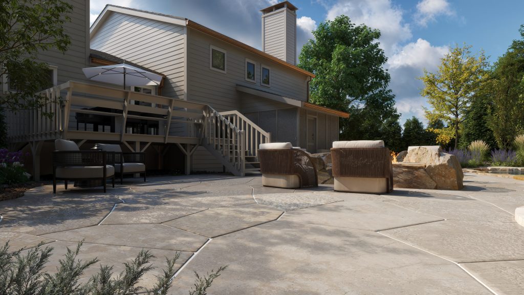3D Patio Feature Design