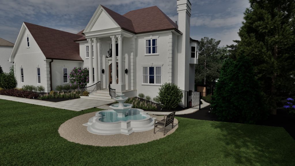 Custom Front Yard Design