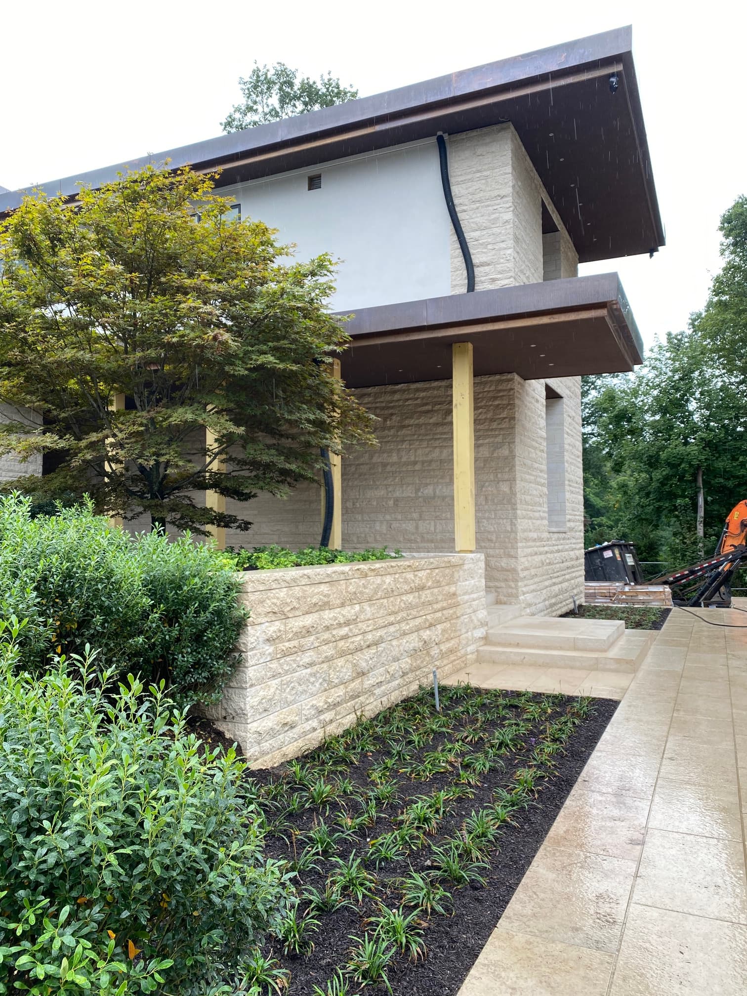 Stone in place