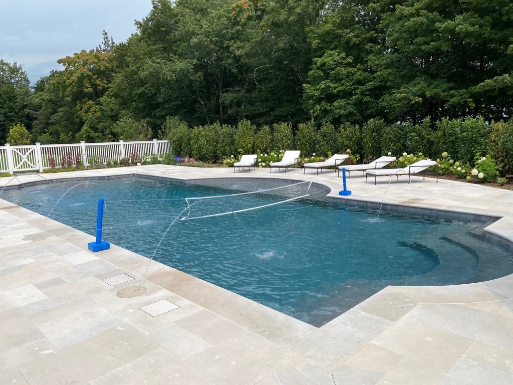 Natural Stone Pool Deck