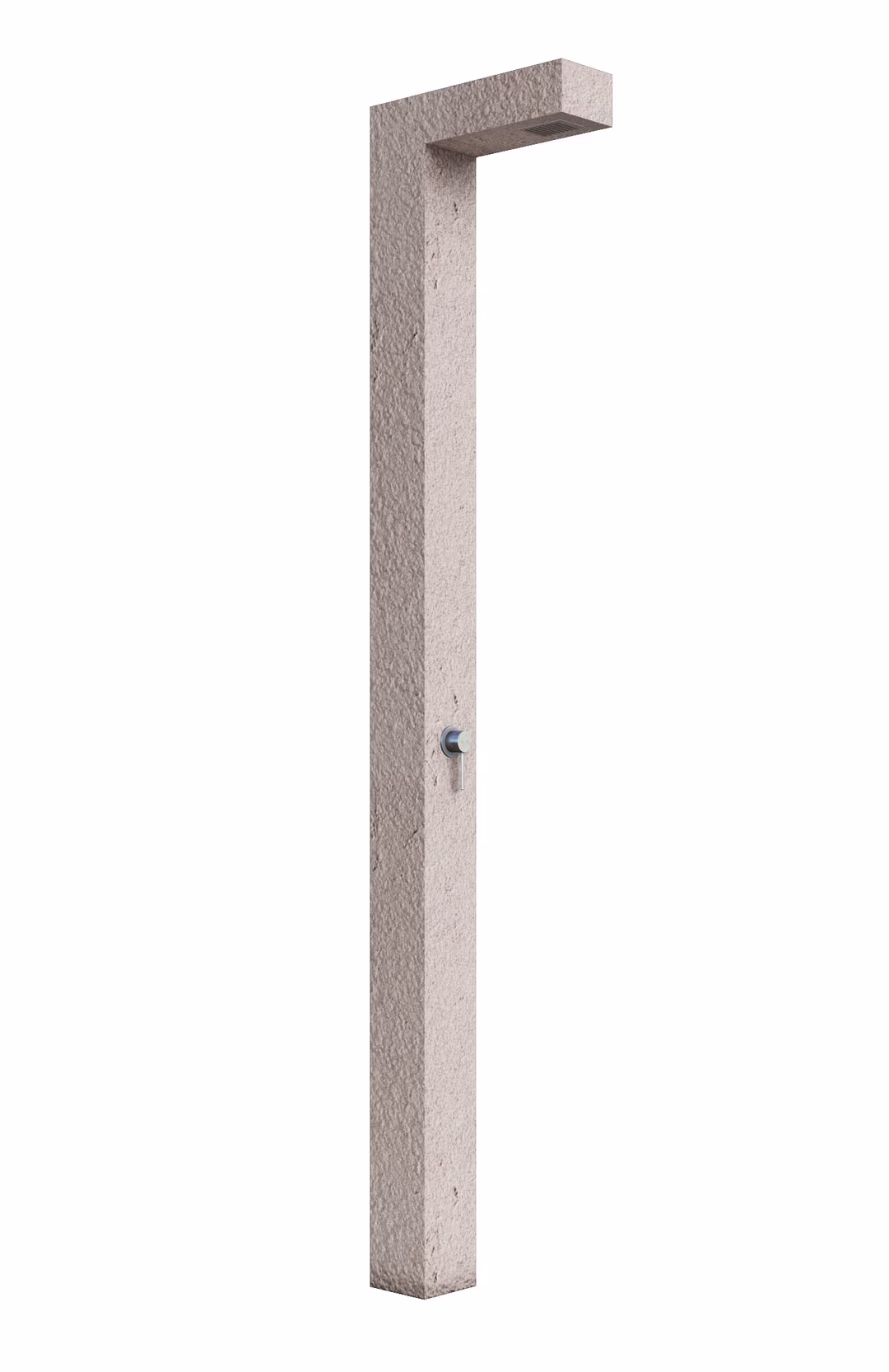 MALLA limestone outdoor shower