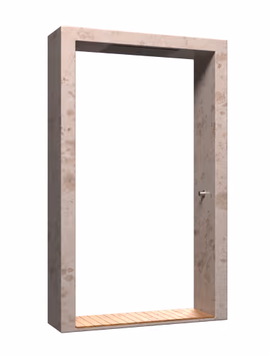 ODINO limestone outdoor shower