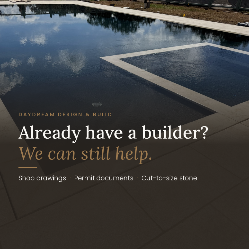 Already Have a Builder? How Our Design Team and Stone Atelier Help Before the Build | Daydream Design & Build 7 Already Have a Builder? How Our Design Team and Stone Atelier Help Before the Build | Daydream Design & Build